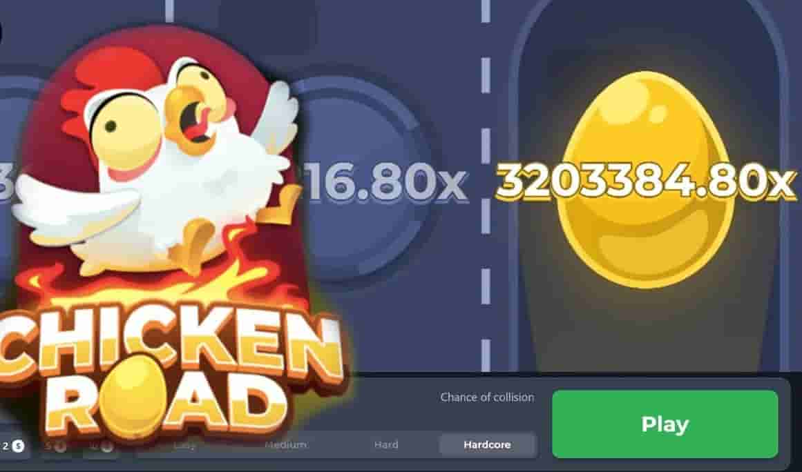 Chicken Cross Road Game Interfaz de Juego